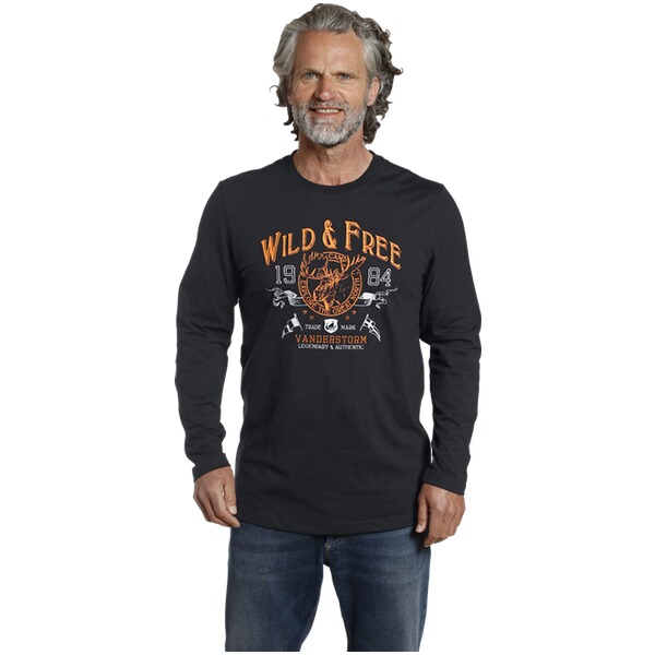 Thumbnail - Langarmshirt STAAF schwarz