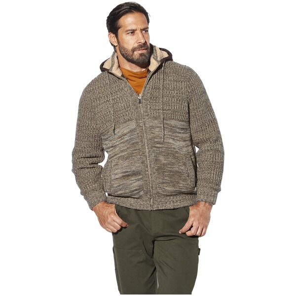 Thumbnail - Outdoor Strickjacke INGLAND braun