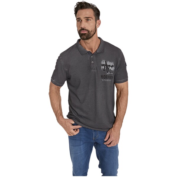 Thumbnail - Poloshirt ALSING dunkelgrau