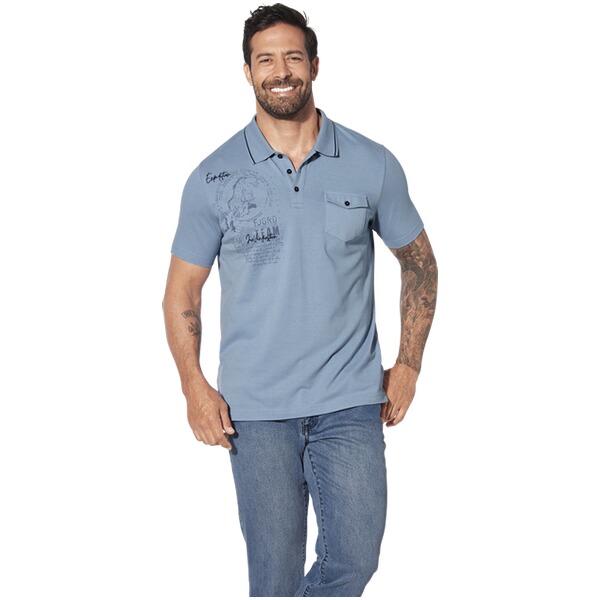 Thumbnail - Poloshirt FJODOR hellblau