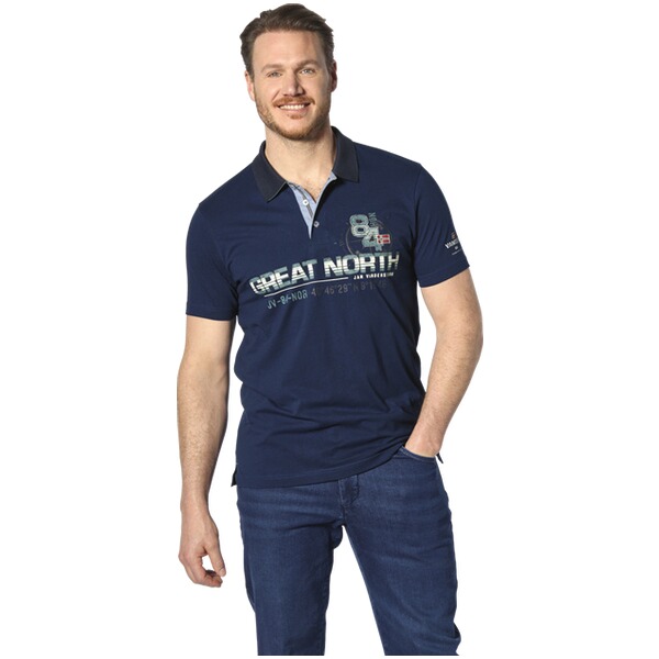 Thumbnail - Poloshirt GIZUR royalblau