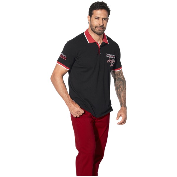 Thumbnail - Poloshirt IWAR schwarz