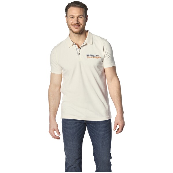 Thumbnail - Poloshirt JAKOV wollweiß