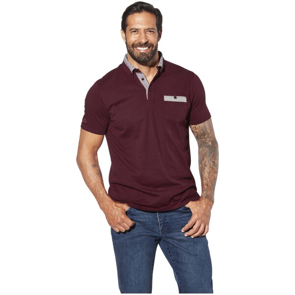 Thumbnail - Poloshirt LARSGAARD dunkelrot