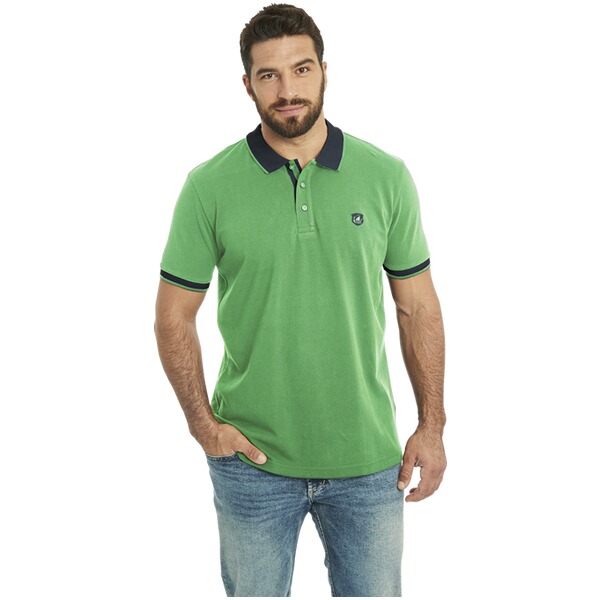 Thumbnail - Poloshirt LAVRANS grün