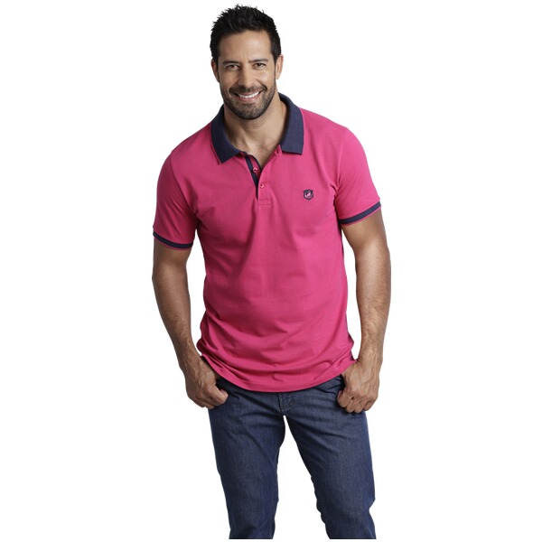Thumbnail - Poloshirt LAVRANS pink