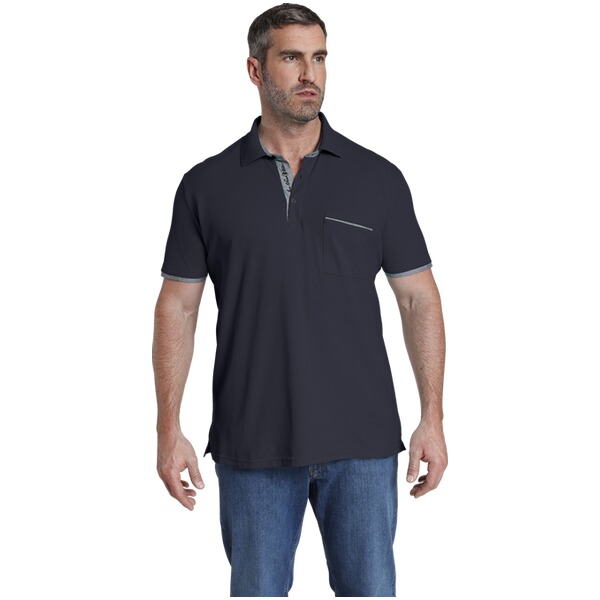 Thumbnail - Poloshirt MELKER dunkelblau blau