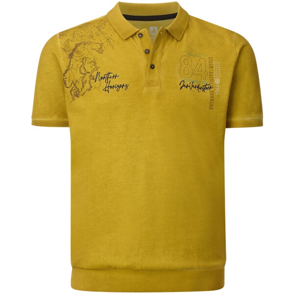 Thumbnail - Poloshirt MORKSTAD dunkelgelb