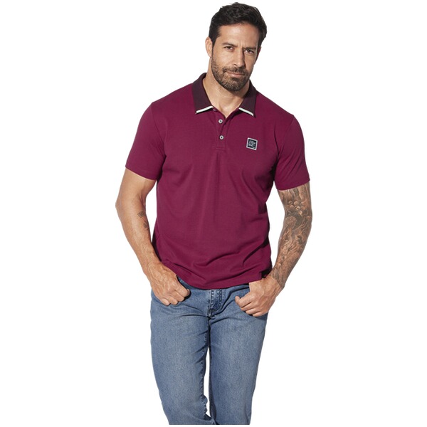 Thumbnail - Poloshirt MORLAN dunkelrot