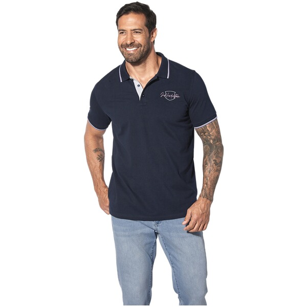 Thumbnail - Poloshirt PERDER dunkelblau