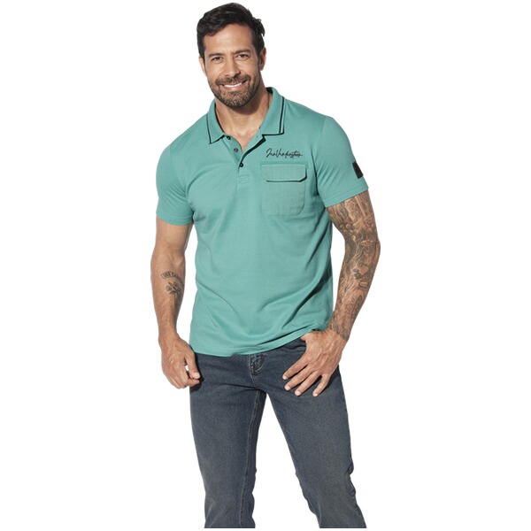 Thumbnail - Poloshirt STILTOR türkis