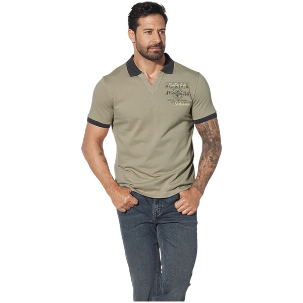 Thumbnail - Poloshirt VOLKUR khaki