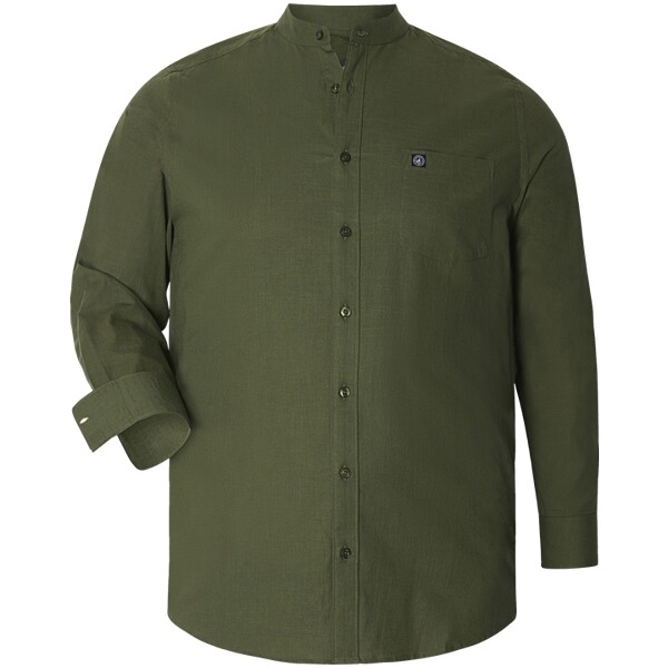 Thumbnail - Stehkragenhemd KALLU oliv