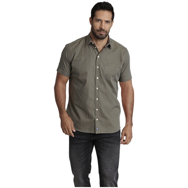 Thumbnail - Streifenhemd PERTTU oliv