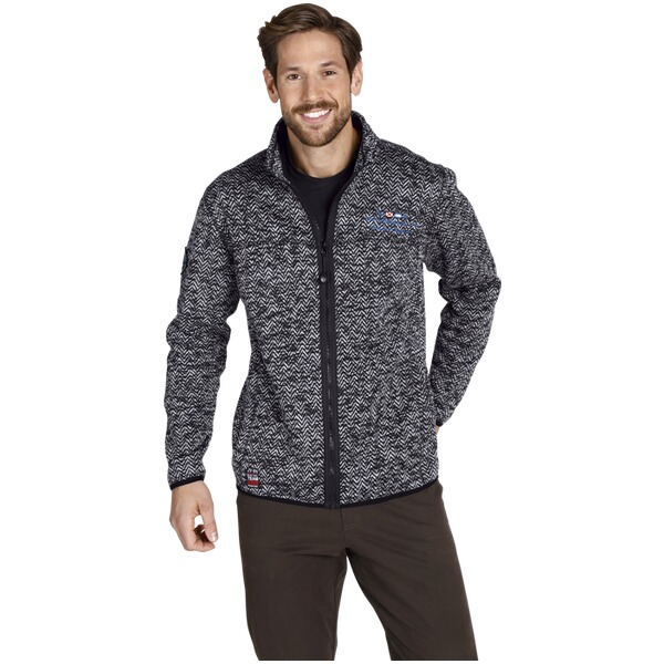 Thumbnail - Strickfleecejacke KOLMUND schwarz