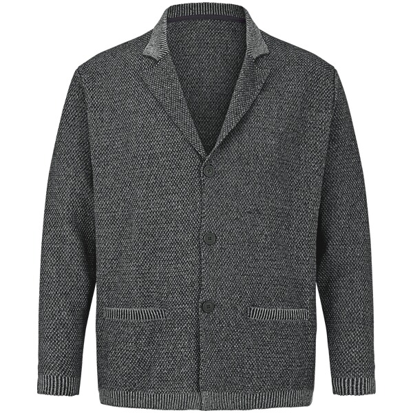 Thumbnail - Strickjacke ASGER dunkelgrau