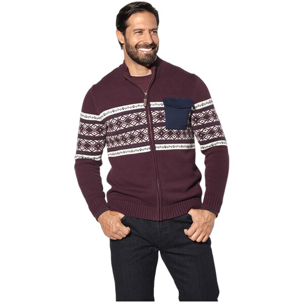 Thumbnail - Strickjacke BJORNSEN dunkelrot