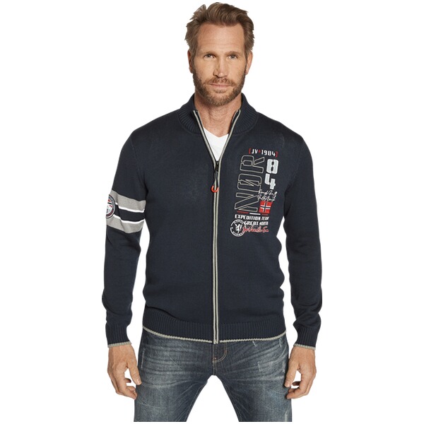 Thumbnail - Strickjacke ROLUF dunkelblau