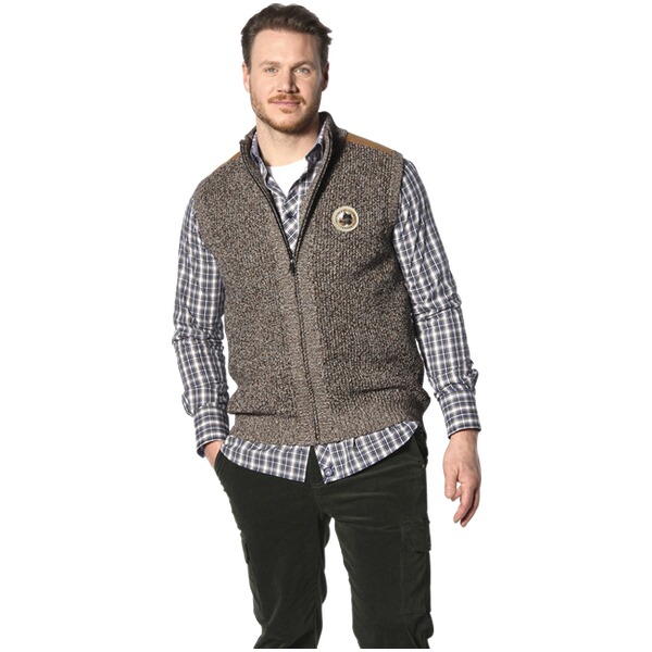 Thumbnail - Strickweste GUNDVAST braun