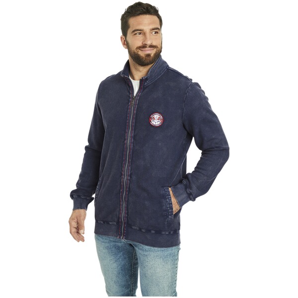 Thumbnail - Sweatjacke DIETBERT dunkelblau