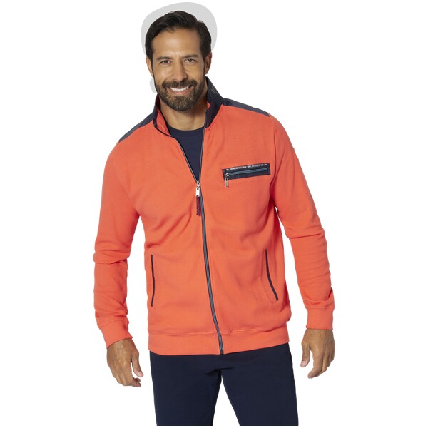 Thumbnail - Sweatjacke LEEVEN hellorange