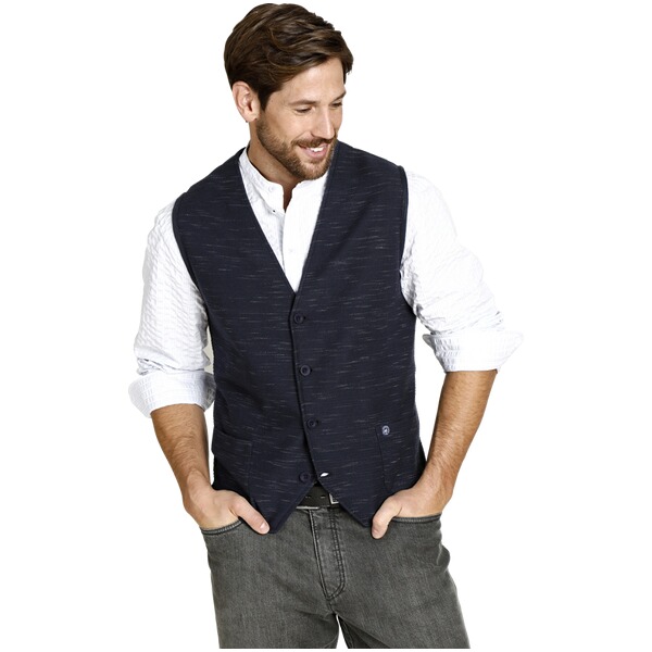 Thumbnail - Sweatweste AHLMANN dunkelblau blau