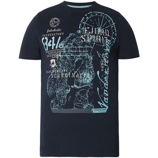 Thumbnail - T-Shirt DOMINIK dunkelblau