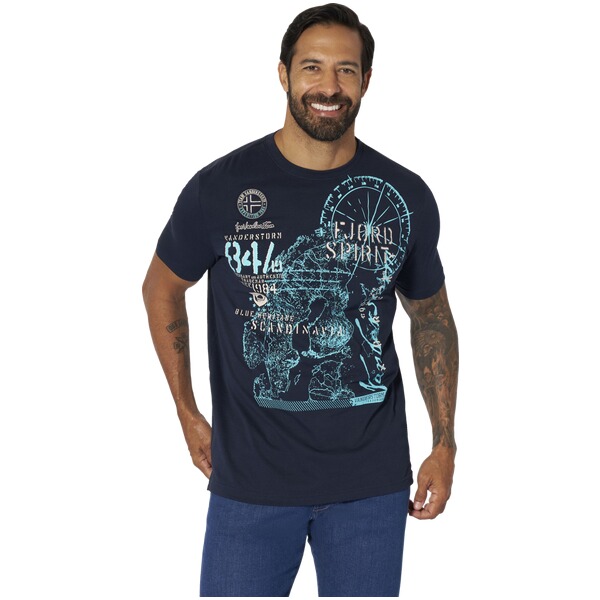 Thumbnail - T-Shirt DOMINIK dunkelblau