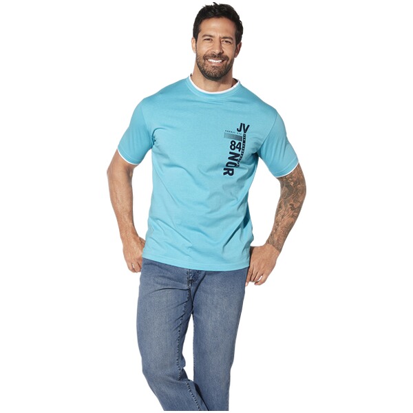 Thumbnail - T-Shirt FLEMMING türkis