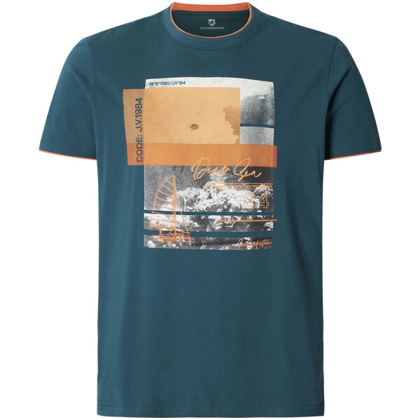 Thumbnail - T-Shirt HAKEJAN petrol