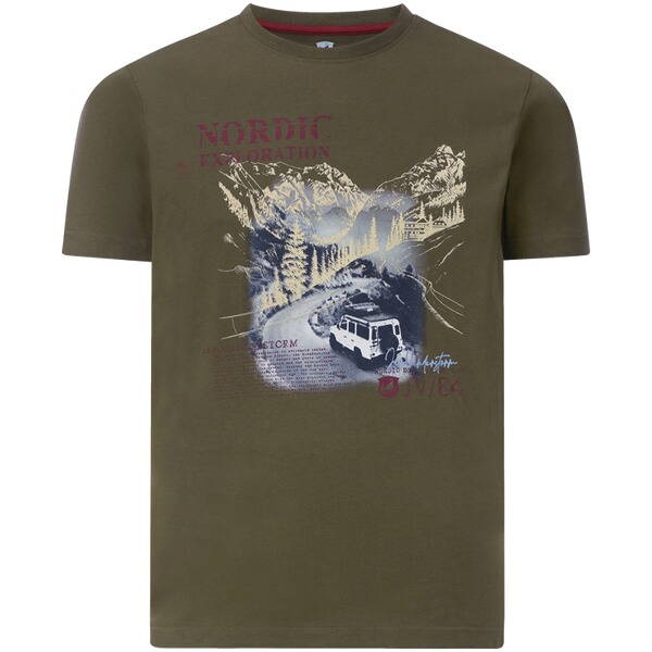 Thumbnail - T-Shirt HAKSE oliv