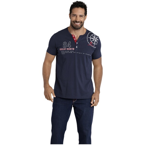 Thumbnail - T-Shirt LINDRAD dunkelblau