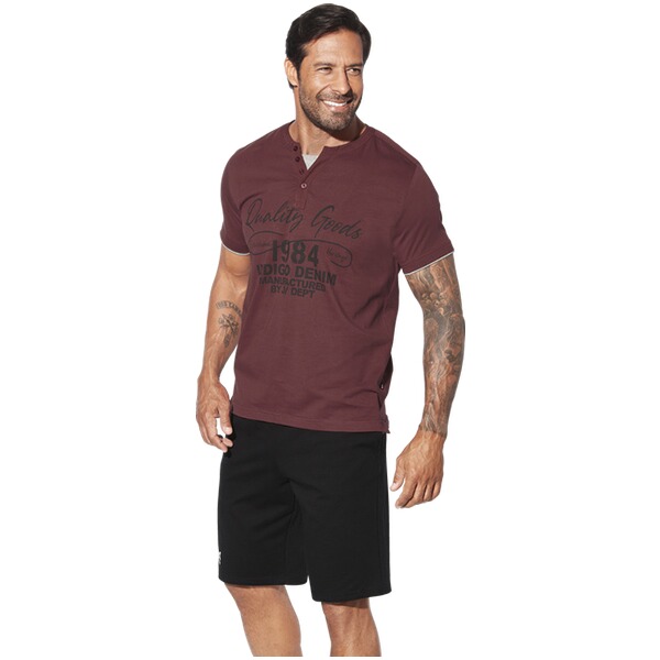 Thumbnail - T-Shirt NANTE dunkelrot