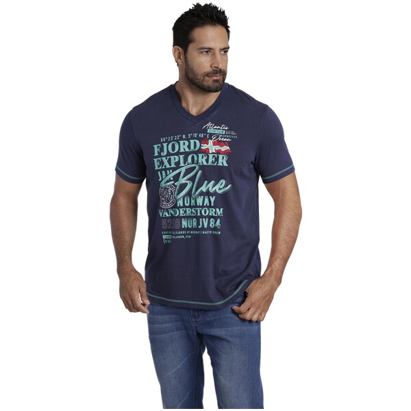 Thumbnail - T-Shirt NORDGER dunkelblau