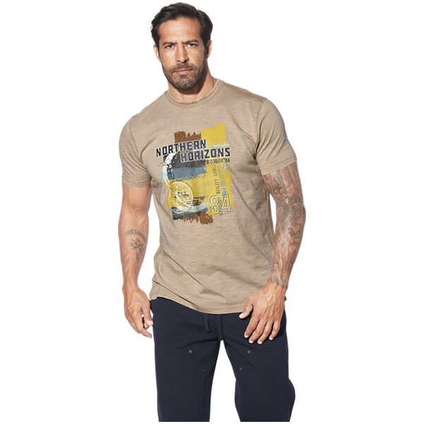 Thumbnail - T-Shirt NORHEIM beige