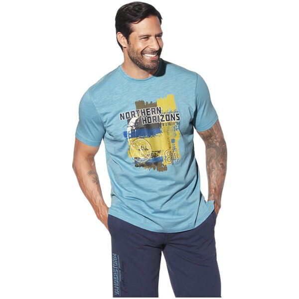 Thumbnail - T-Shirt NORHEIM hellblau