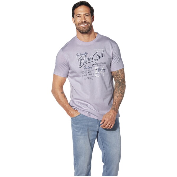 Thumbnail - T-Shirt OTHAN hellviolett