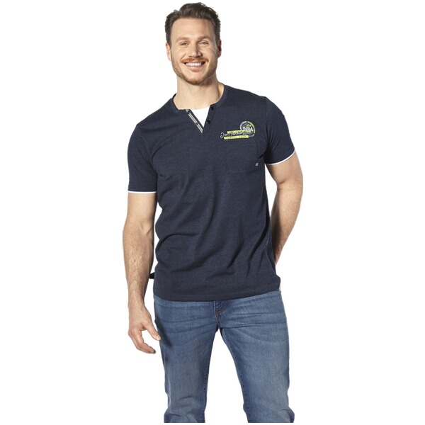 Thumbnail - T-Shirt PERNARVIK dunkelblau