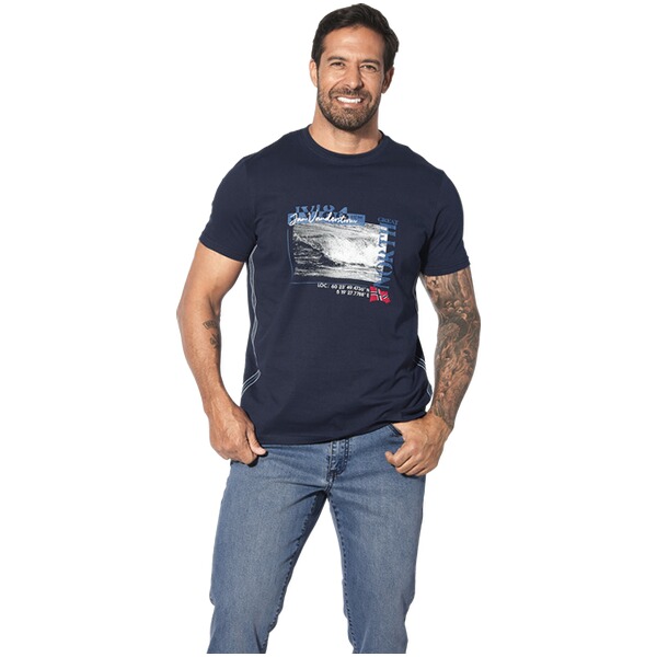 Thumbnail - T-Shirt PITTER dunkelblau