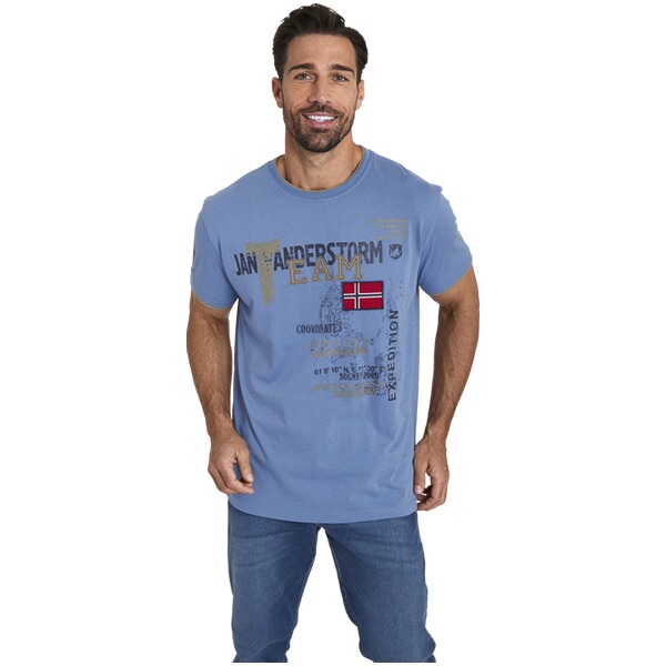 Thumbnail - T-Shirt SÖLVE blau