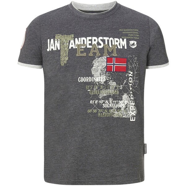 Thumbnail - T-Shirt SÖLVE dunkelgrau