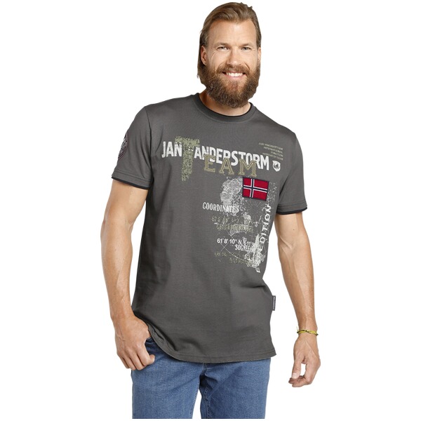 Thumbnail - T-Shirt SÖLVE dunkelgrau