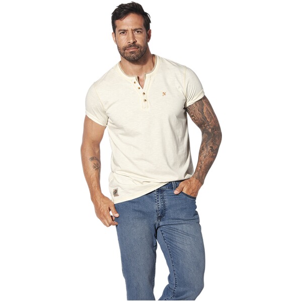 Thumbnail - T-Shirt THOKHELM wollweiß