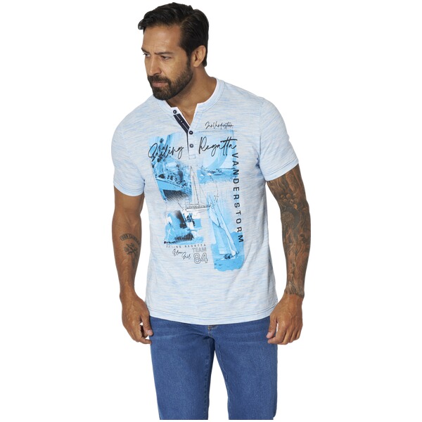 Thumbnail - T-Shirt TJELVAR hellblau