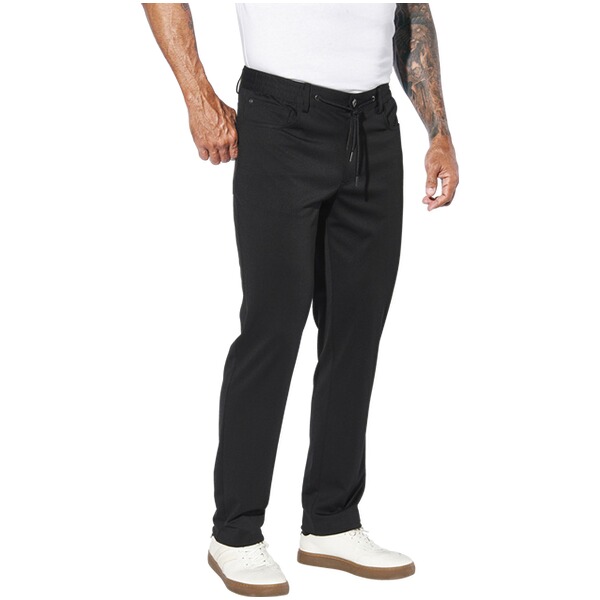 Thumbnail - Tiefbundhose FJORDMARK schwarz