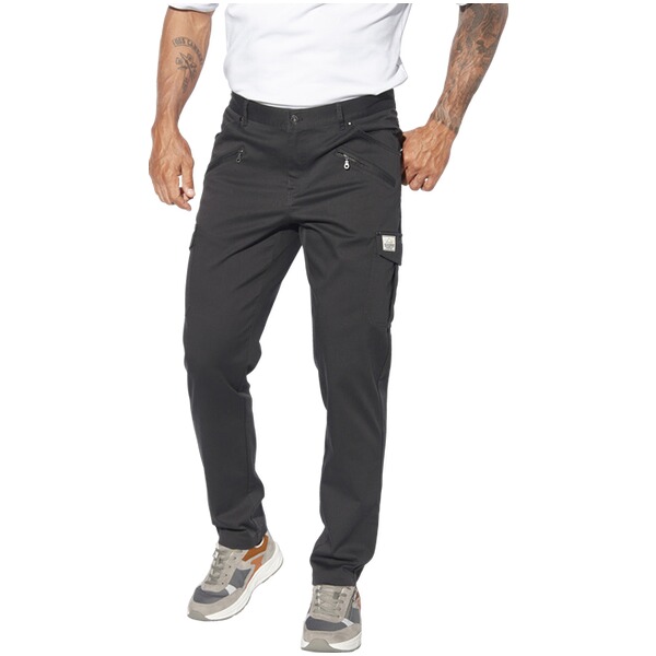 Thumbnail - Tiefbundhose HARSEN grau