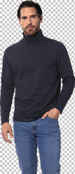 Thumbnail - Doppelpack Langarmshirt ULOR dunkelblau oliv