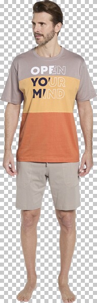 Thumbnail - Doppelpack Schlafanzug VENELLA braun blau