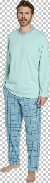 Thumbnail - Doppelpack Schlafanzug VISTELLI grün blau