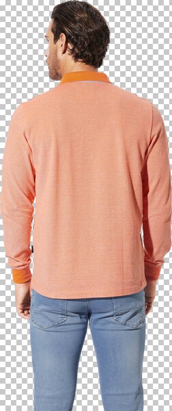 Thumbnail - Langarm-Poloshirt ULDOR orange